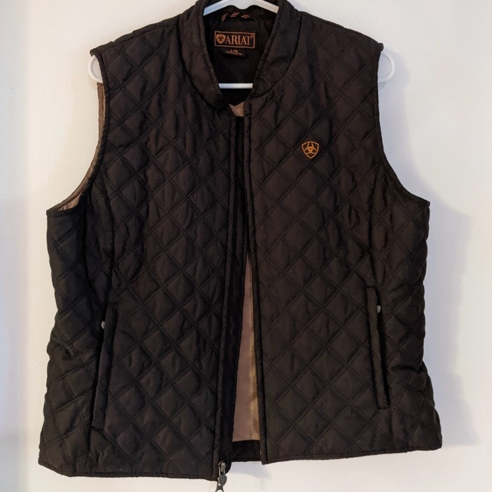 Ariat Quilted Black Vest